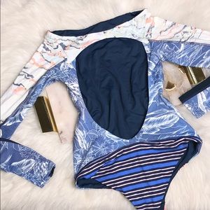 MAAJI SOLANO BAY RASHGUARD ONE PIECE